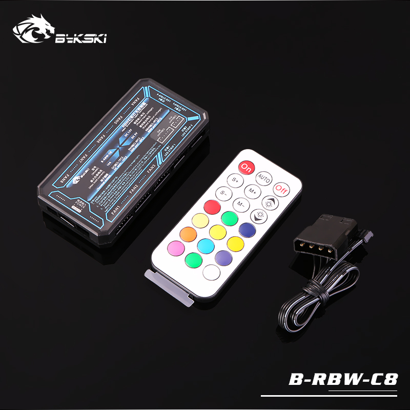 Bykski B-RBW-C8 RGB 컨트롤러 세트