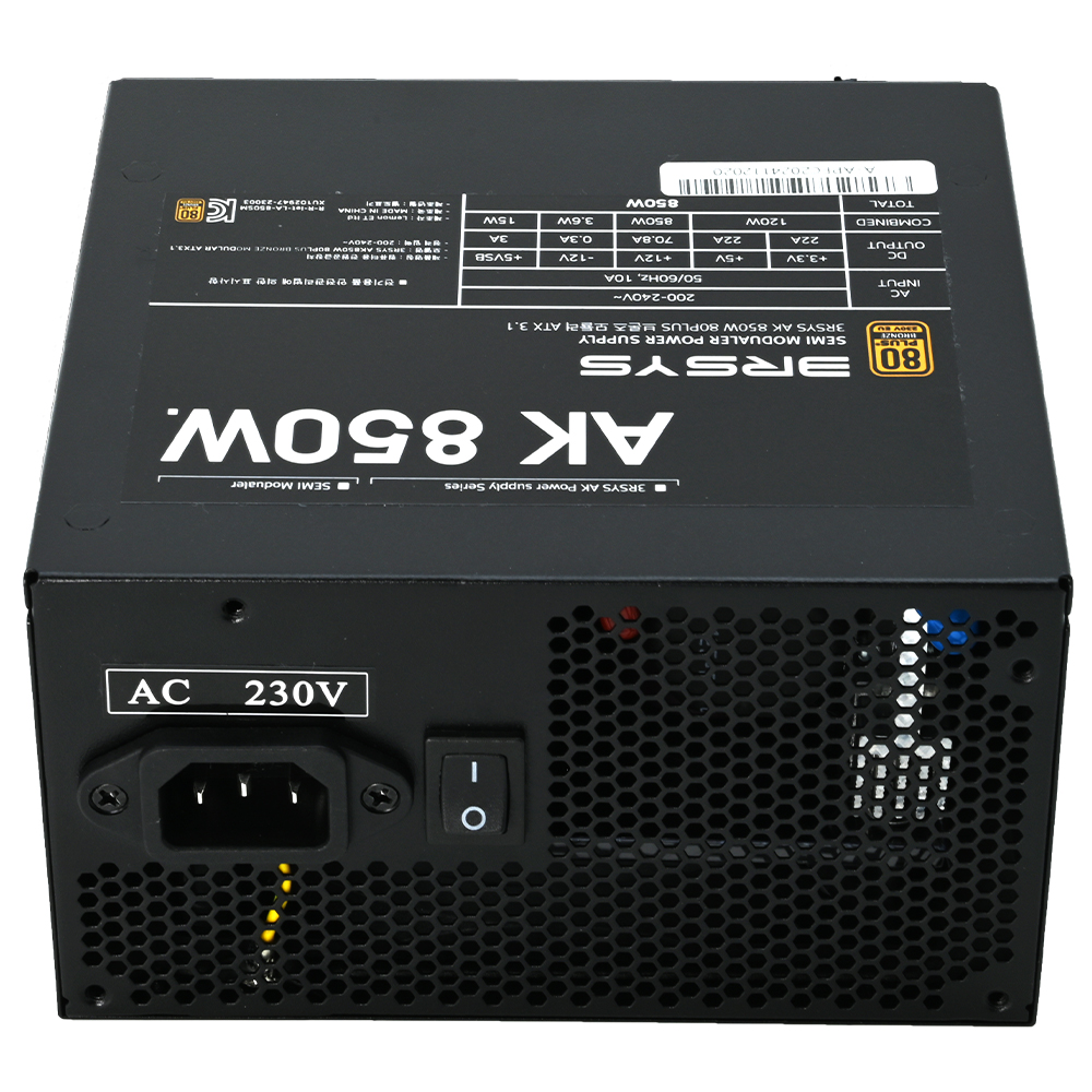 3RSYS AK 850W 80PLUS브론즈 모듈러 ATX3.1