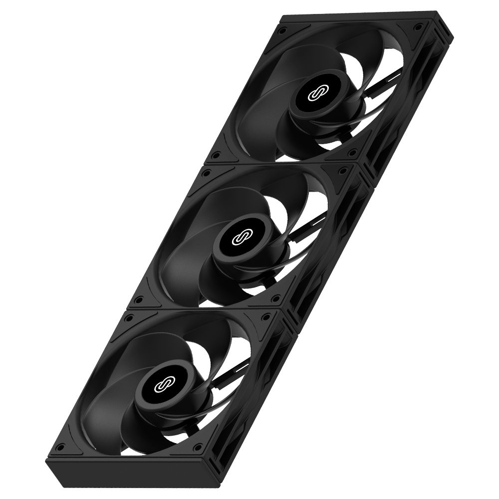 3RSYS Silence GI 120-N 데이지체인 리버스 3PACK BLACK